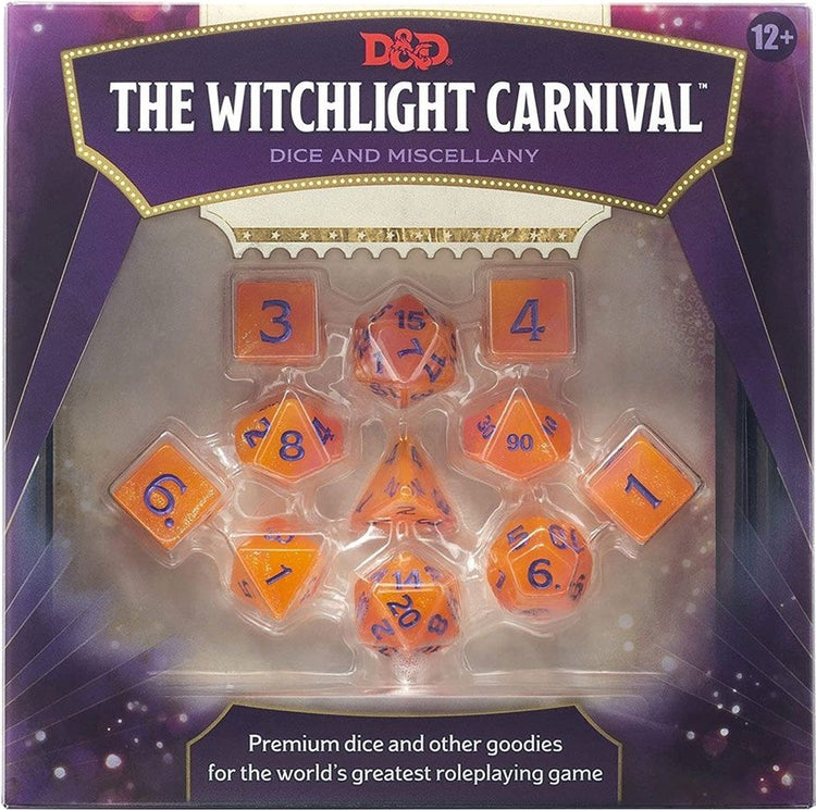 Ensemble de dés de carnaval Wizards of the Coast DD Witchlight