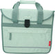 Sacoche de vélo simple Dyto - vert menthe - nylon hydrofuge - poche avant pratique - dimensions : 34x32x13cm - capacité 14 litres