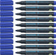 Instruments d'écriture Schneider marqueur permanent Schneider - maxx 133 - pointe biseautée - bleu - 10 pièces - s-113303-10