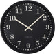 Nexttime Dickens – horloge murale – 30 cm – plastique – noir – silencieux