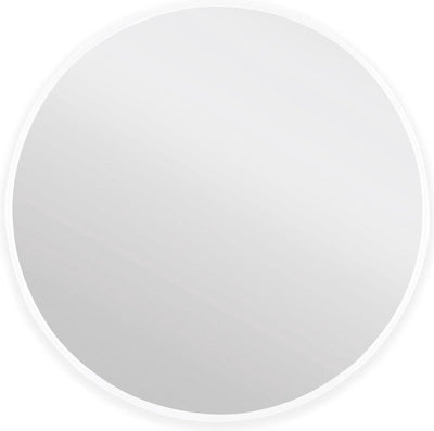 Miroir de salle de bain rond Differnz 80 cm blanc