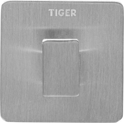 Tigre pull carré - crochet porte-serviettes - crochet - acier inoxydable brossé