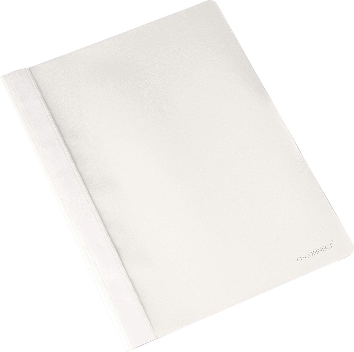 Dossier à fixation rapide Q-connect, a4, blanc 25 pièces