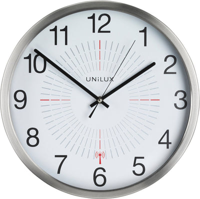 Horloge d'extérieur Unilux grise radiocommandée