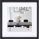 Style Walther en acier - cadre en plastique - format photo 20x20 cm - noir