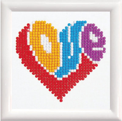 Diamond dotz® Diamond Dotz Love - Peinture diamant - 649 dotz - 10x10 cm