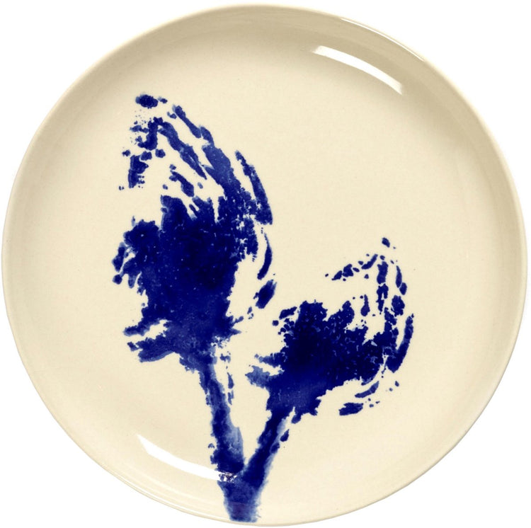 Serax - festin d'ottolenghi - assiette s - artichaut blanc bleu - 19 ø - 2 pièces