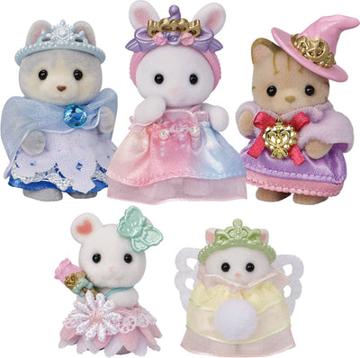 Sylvanian family 5703 ensemble princesse royale - 5 figurines de jeu douces et veloutées