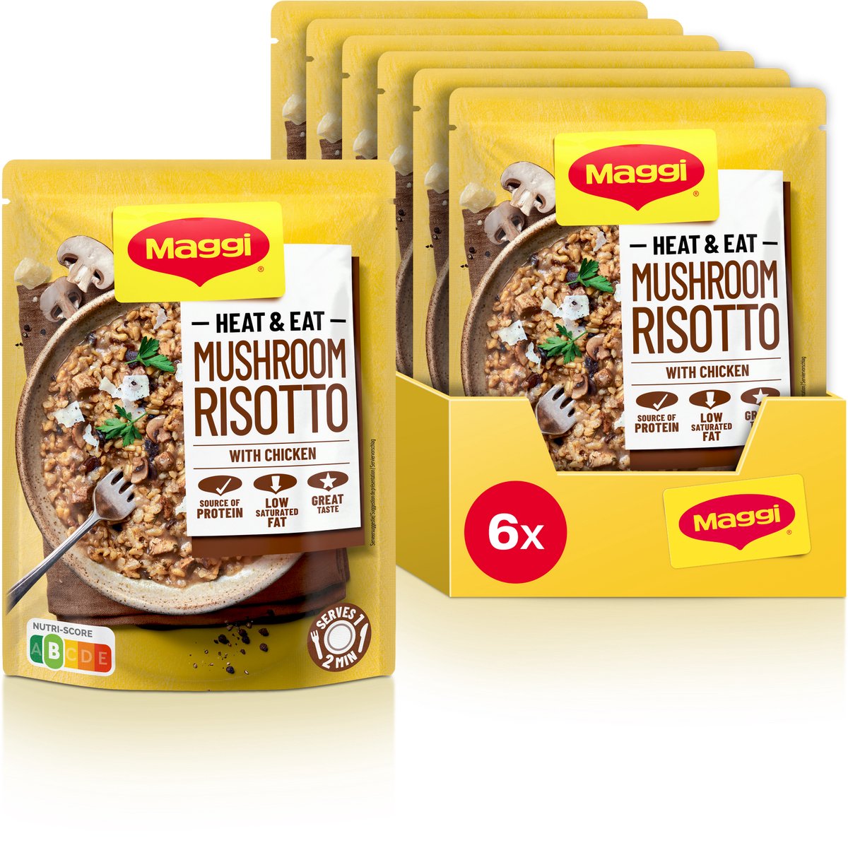 Maggi Heat Eat Risotto aux champignons 6x280g
