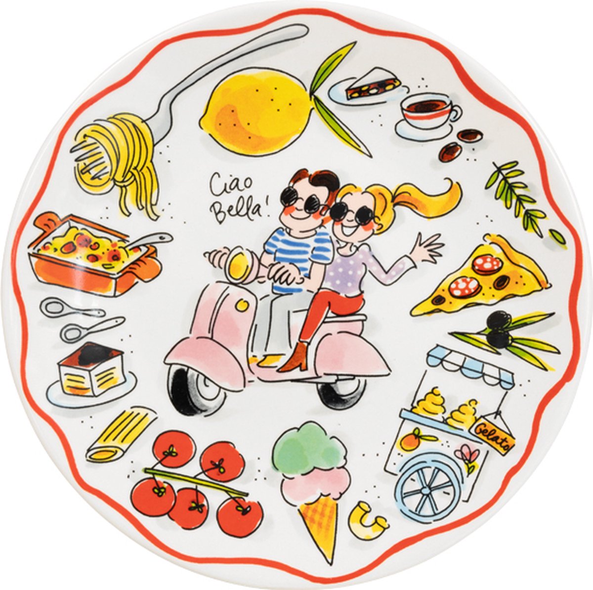 Blond Amsterdam, pâtes : assiette 22 cm italia