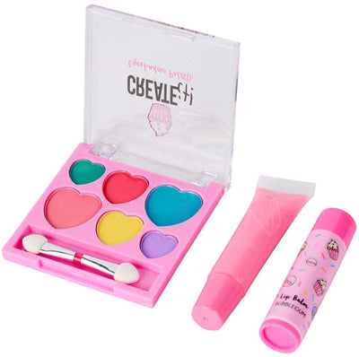 Canenco crée-le ! set de maquillage dans un sac à dos moelleux