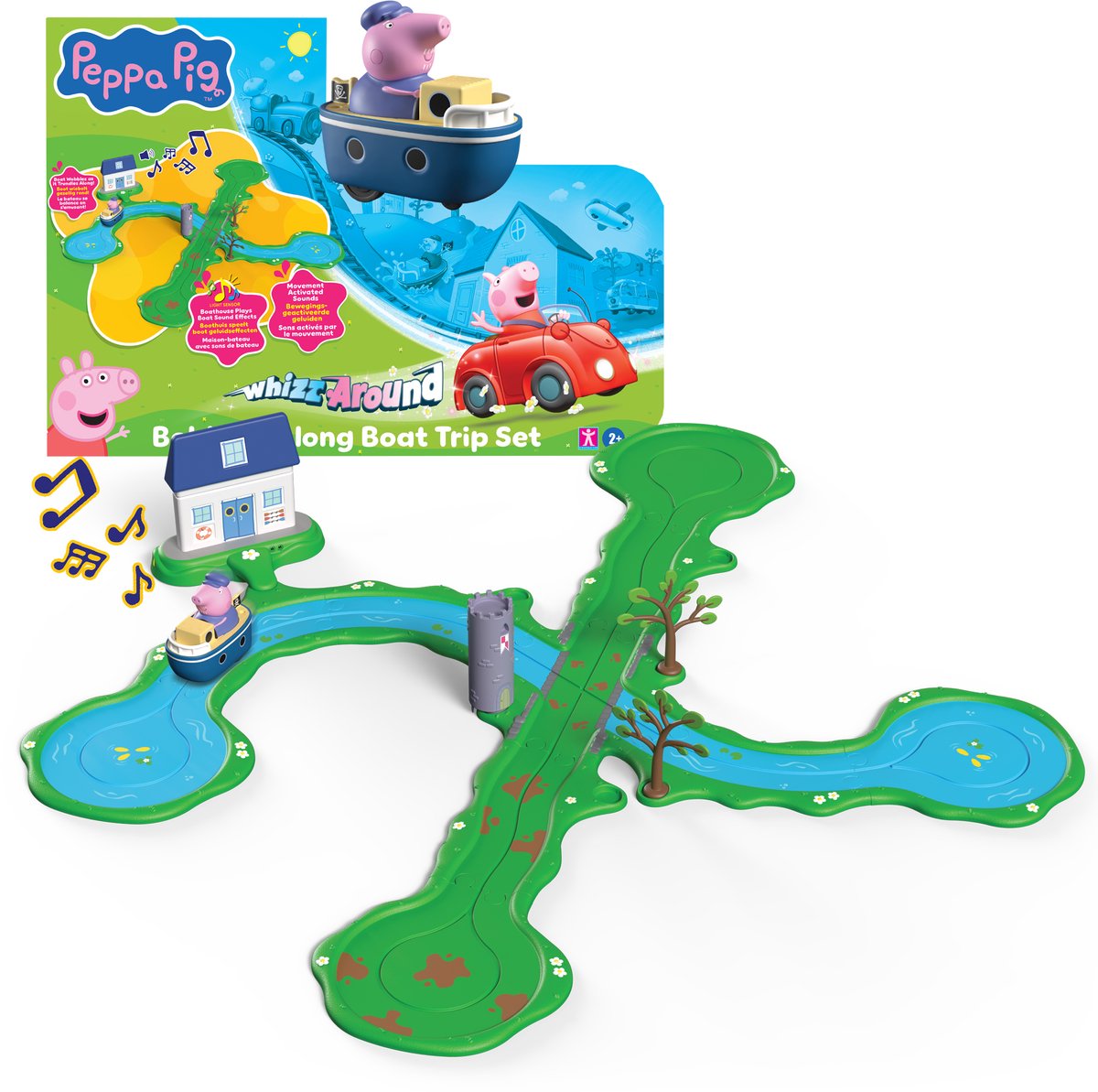 Spectron Peppa Pig whiz around - se balançant le long de l'ensemble de bottes