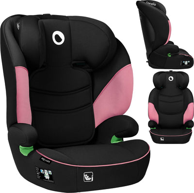 Lionelo Lars - siège auto i-size 100-150 cm - face à la route (fwf) - fixation avec ceinture de sécurité auto - appui-tête avec mousse à mémoire de forme - 10 positions en hauteur - assise large avec mousse EPE - dossier amovible - housse lavable