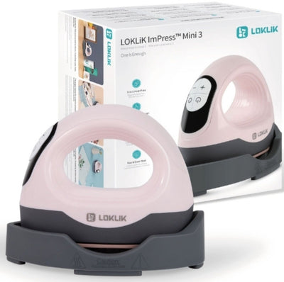 Loklik • impressionner mini 3 rose pastel