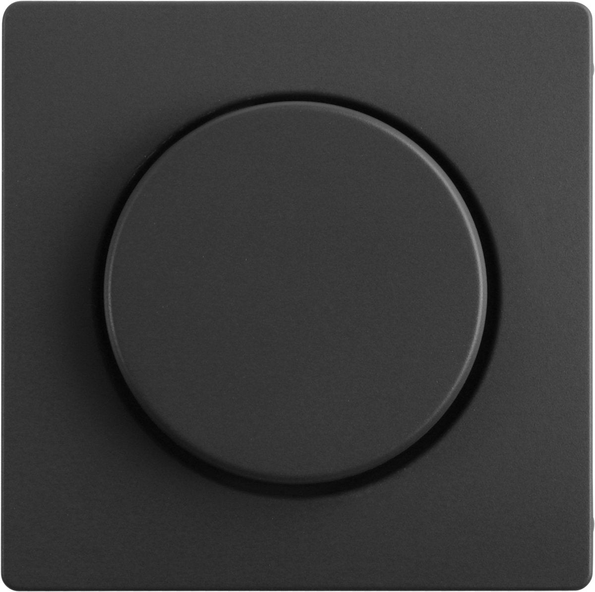 Plaque centrale Berker q1 - avec bouton pour variateur - anthracite