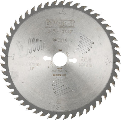 Lame de scie circulaire extrême Dewalt dt4323 - 250 x 30 x 48 dents - bois mdf