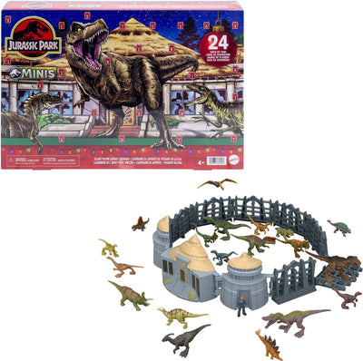 Calendrier de l'Avent des minis Jurassic World Jurassic Park pour les visiteurs de l'île