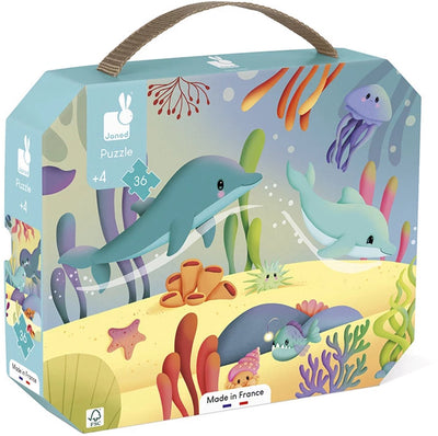 Janod - puzzle - animaux marins
