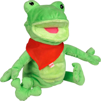 Grenouille à la main de la main goki