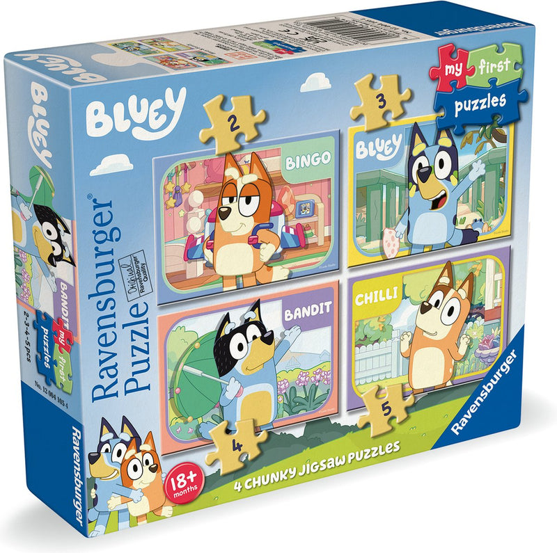 Ravensburger Jigsaw Puzz mes premiers puzzles 4in1 bluey