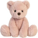 Ours en peluche Aurore - eco nation - rose - 28 cm - thème animaux de la forêt