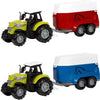 TOI-TOYS ACKERS VILLE TRACTEUR ET REMARRE avec lumière et son, 10 cm