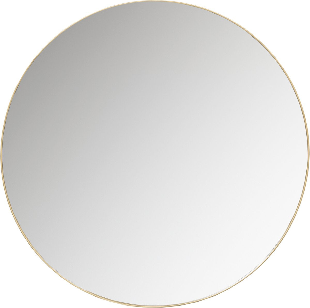 Miroir doutzen Woood - métal - doré - 80x80x5