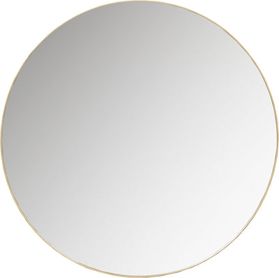 Miroir doutzen Woood - métal - doré - 80x80x5