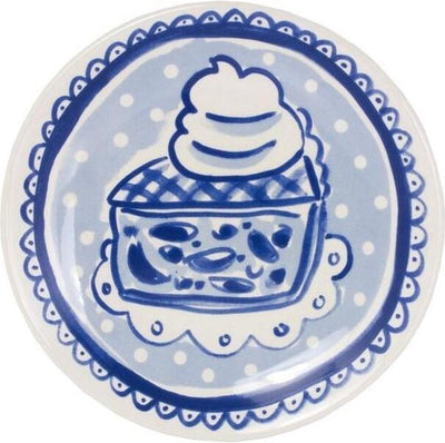 Assiette plate à gâteau Blond Amsterdam 18 cm - blond de Delft