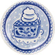 Assiette plate à gâteau Blond Amsterdam 18 cm - blond de Delft