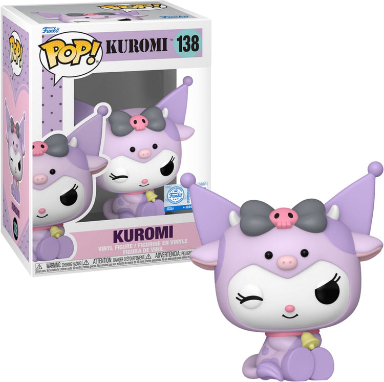 Funko-pop ! bonjour kitty 138 kuromi en vache cosplay exclusif