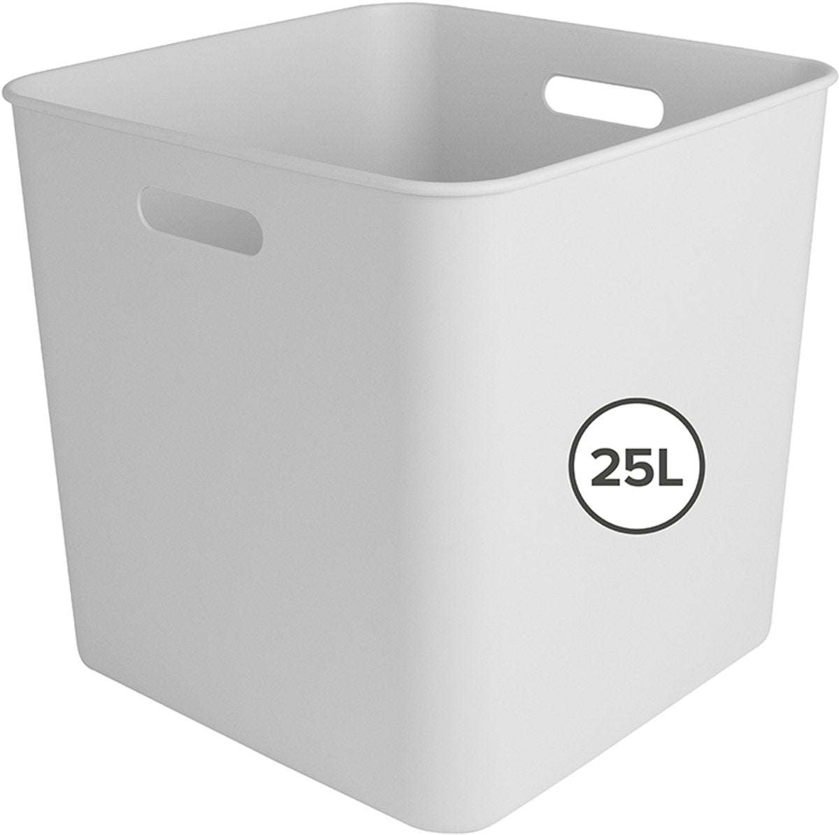 Sunware sigma home boîte cube 25l - 31,8x31,8x31,1 cm - blanc