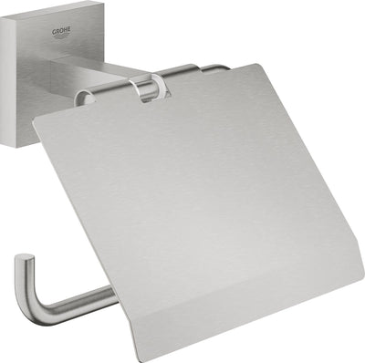 Grohe start cube porte-rouleau de papier toilette - supersteel (aspect inox) 41102dc0