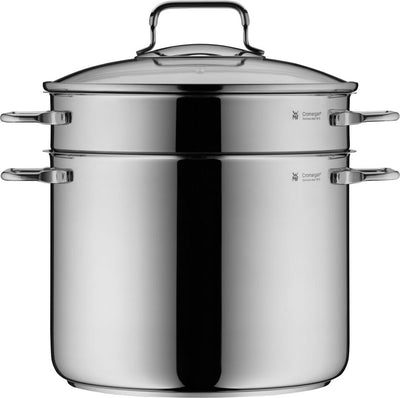 Wmf - poêle à pâtes - ø24 cm - acier inoxydable - convient à toutes les sources de chaleur - avec insert