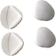 Babydan protections d'angle protections d'angle de table bio couleur blanc - protection de table - forme ronde - sécurité bébé enfant - pare-chocs - autocollant - produit au Danemark - coin de protection - sécurité - coin de table