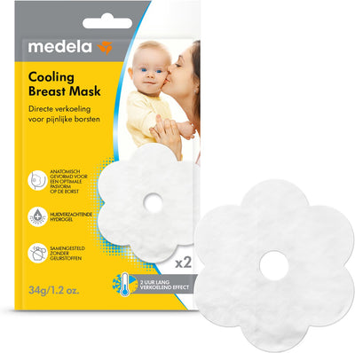 Masque mammaire rafraîchissant Medela - masque mammaire rafraîchissant pour seins sensibles - jetable - 2 pièces