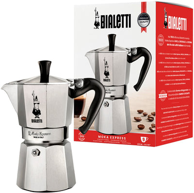 Bialetti moka express - percolateur - 9 tasses - aluminium