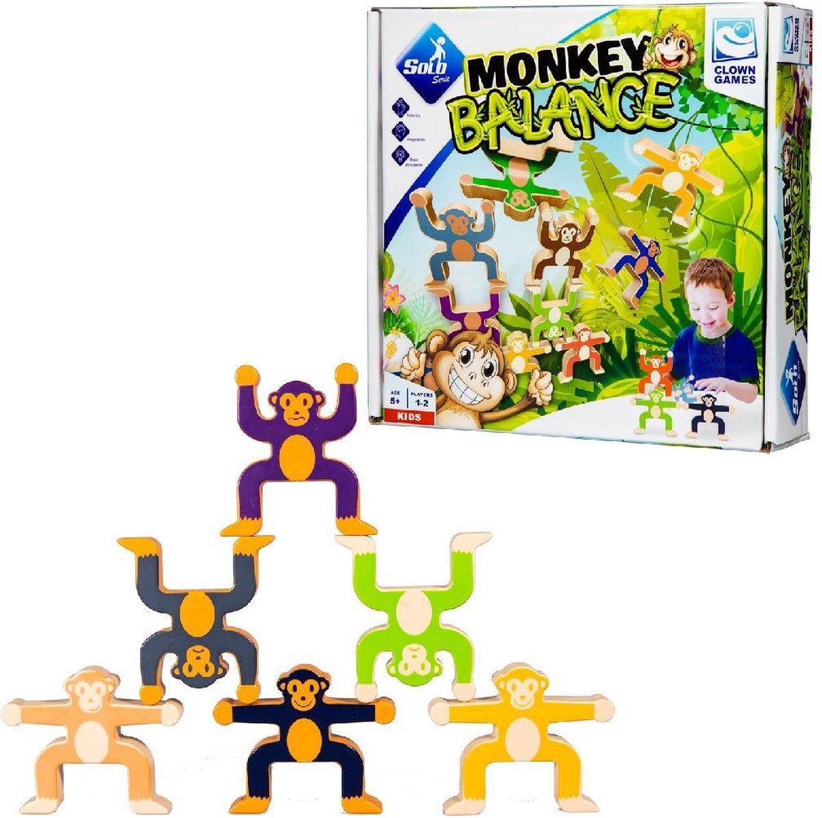 Jeux de clown gilet d'équilibre des singes