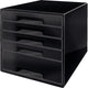 Bureau cube Leitz - 5 tiroirs - noir