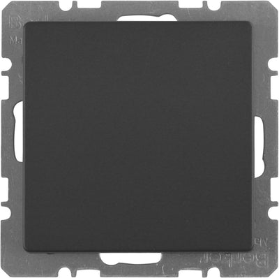 Plaque d'obturation Berker q1 - à encastrer - anthracite