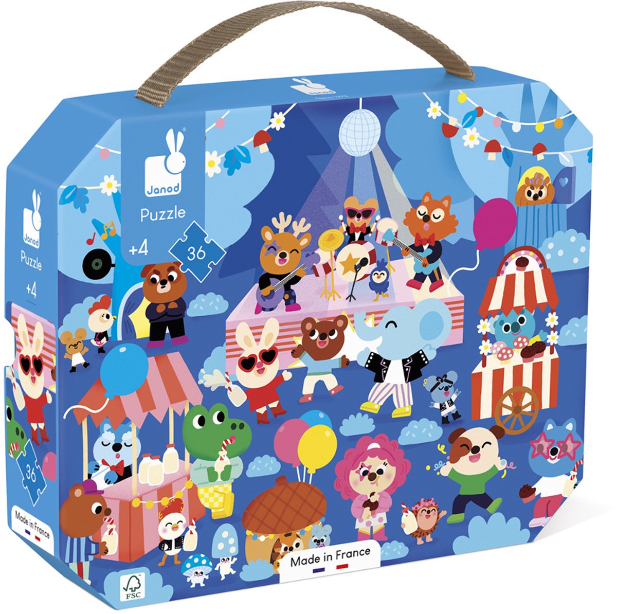 Janod - puzzle - la fête - 36 pièces
