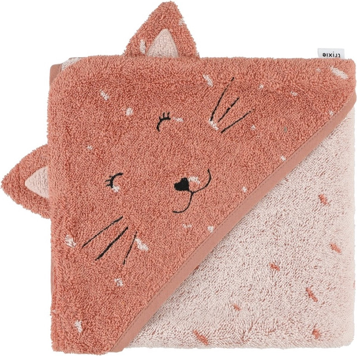 Serviette à capuche Trixie | 75x75cm - Mme. chat