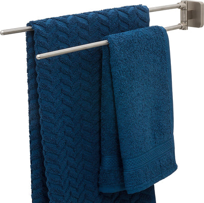 Tiger onu - porte-serviettes 2 bras - acier inoxydable brossé