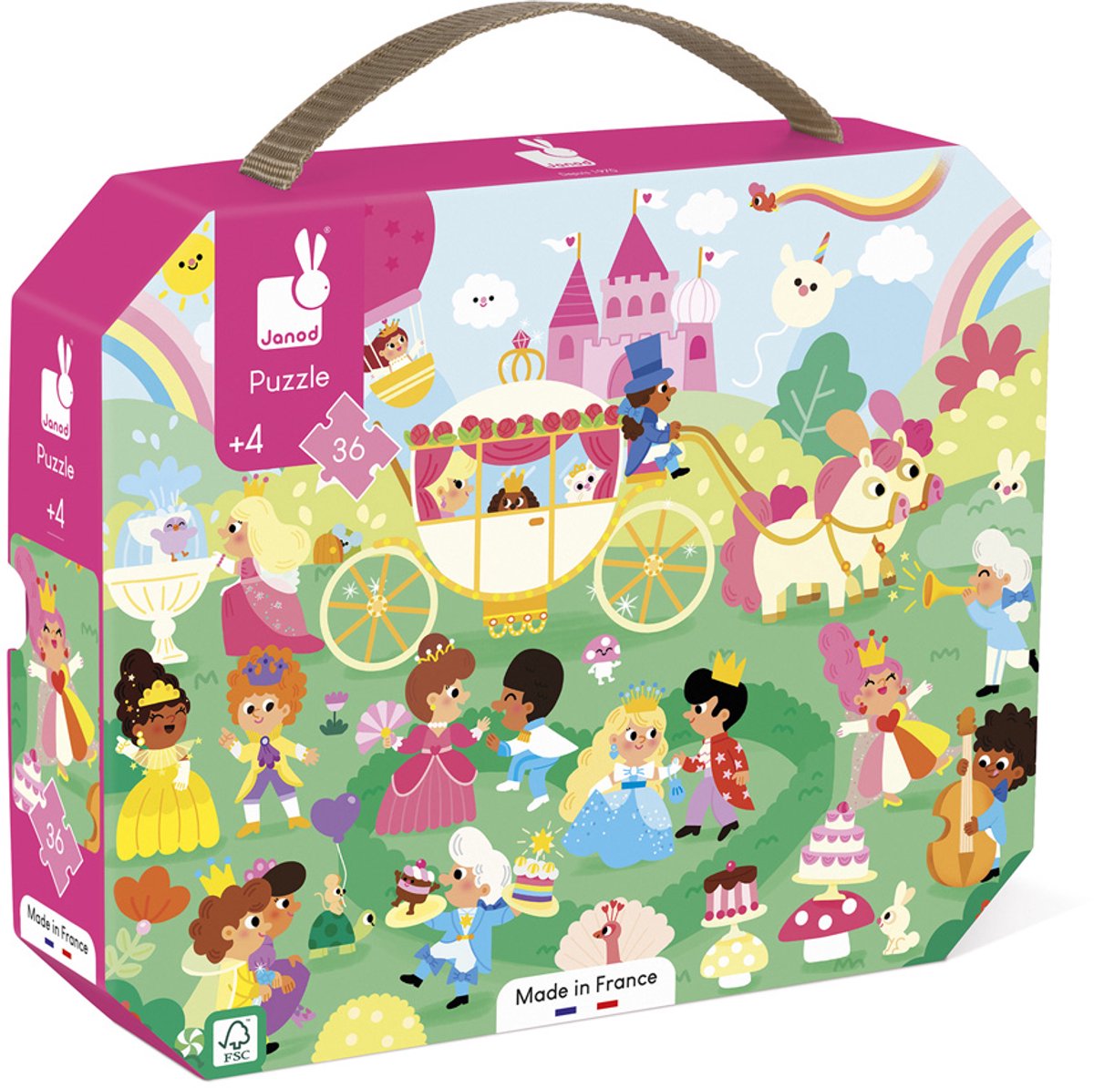 Janod - puzzle - princesses - 36 pièces