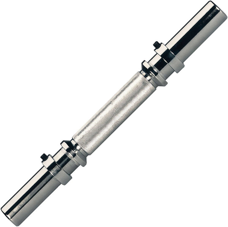 Barre d'haltères Tunturi - avec douilles hexagonales - 36 cm - diamètre 30 mm - incl. application de remise en forme gratuite