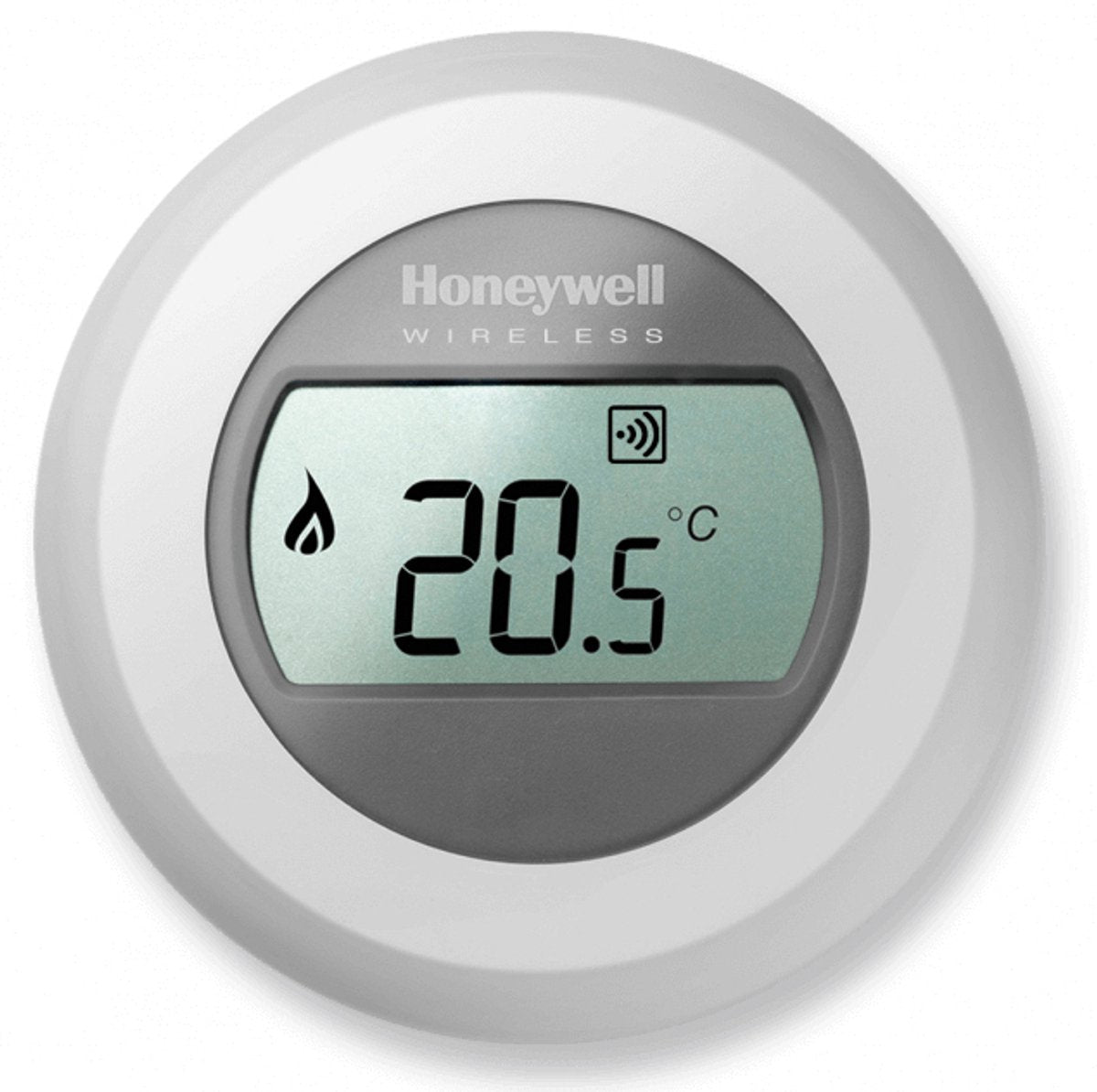 Thermostat d'ambiance sans fil marche/arrêt rond Honeywell - sans module RF