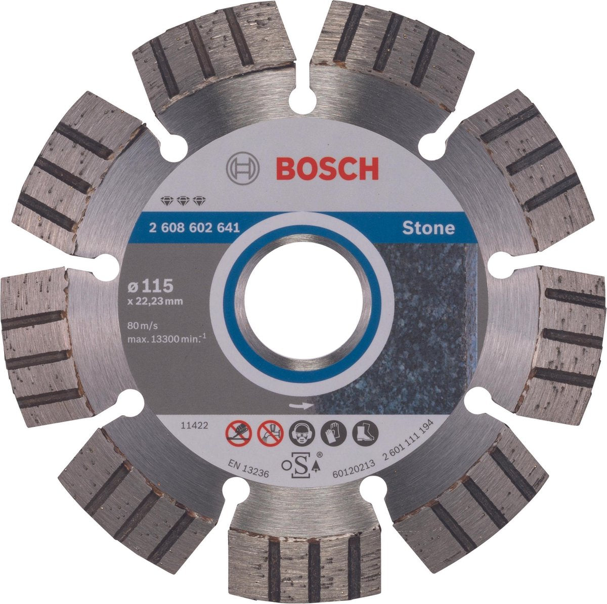 Bosch diamantschijf meilleure pierre 115 22,23