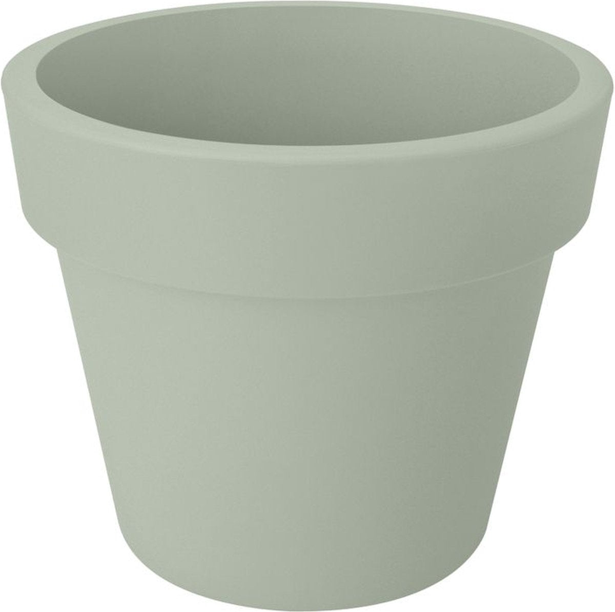 Elho green basics top planteur 47 - pot de fleur d'extérieur - ø 47,0 x h 40,0 cm - vert pierre