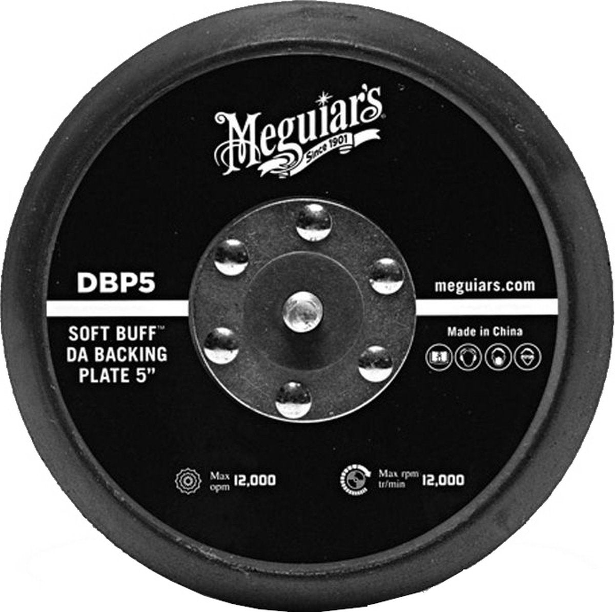 Meguiar's dbp5 soft buff da plaque de support 5 pouces