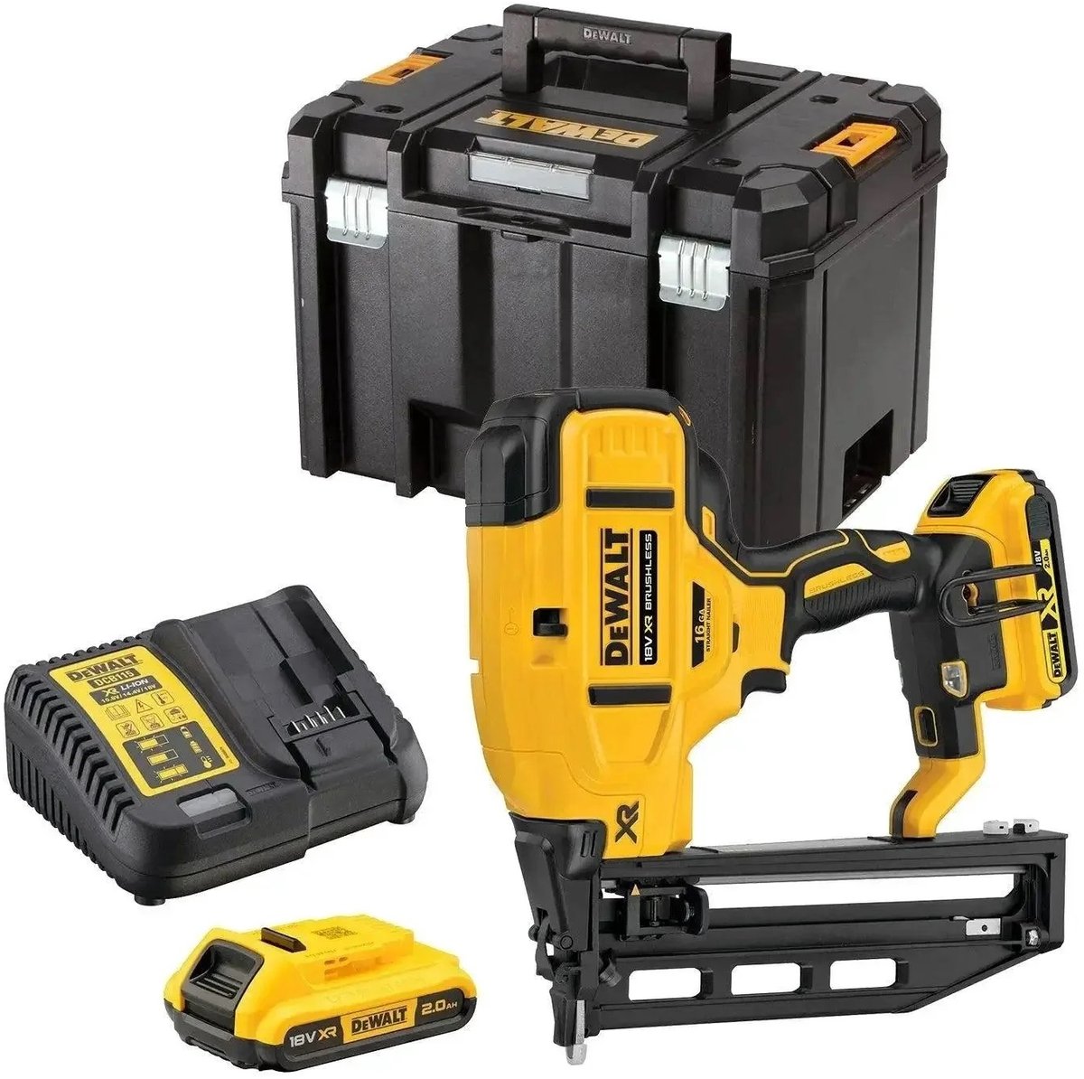 Cloueur de finition à batterie Dewalt dcn662d2 16ga 18v xr 2.0ah en tstak